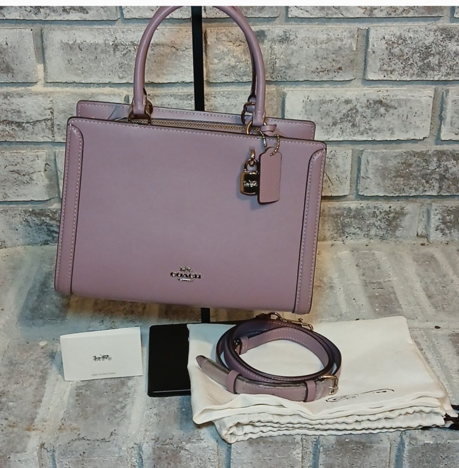 Coach Zoe Jasmine satchel with dust bag and tags — new with tags