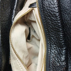 See By Chloe Black Leather Tote Bag - Authentic Designer Handbag with Gold Hardware