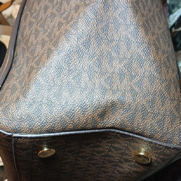 Michael Kors Whitney Large Logo-Print Tote - Brown/Acorn | NWT + COA