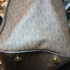 Michael Kors Whitney Large Logo-Print Tote - Brown/Acorn | NWT + COA
